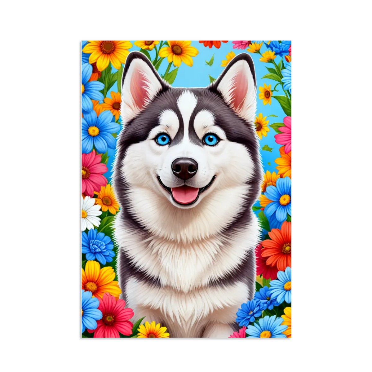 Siberian Husky Bouquet