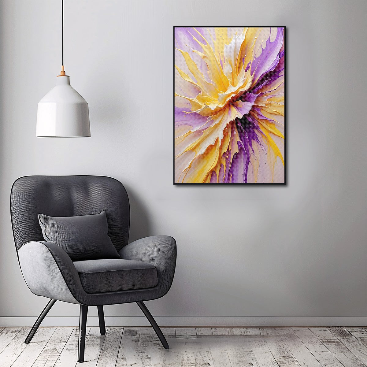 Violet Sunburst