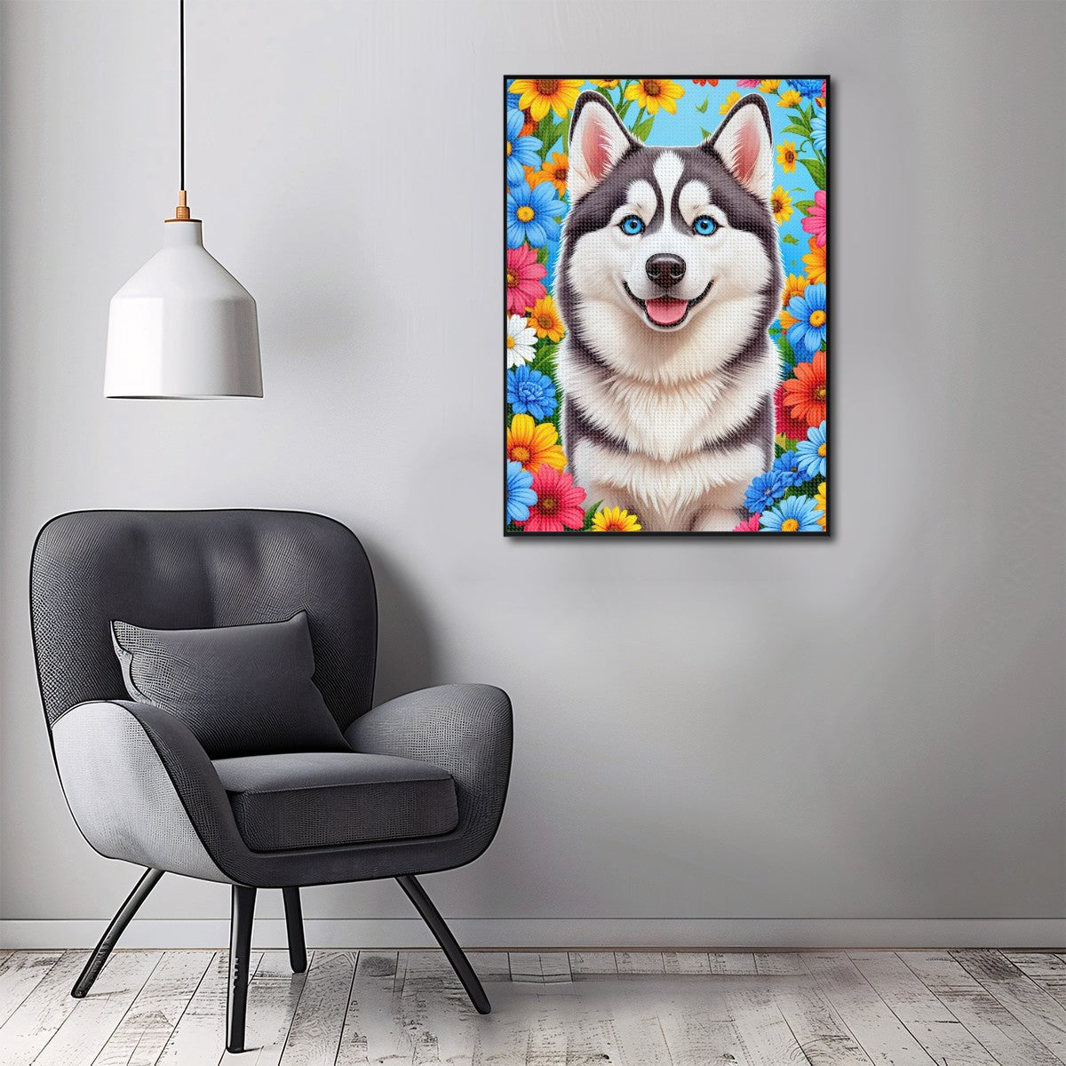 Siberian Husky Bouquet