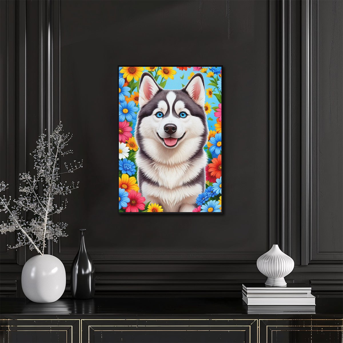 Siberian Husky Bouquet
