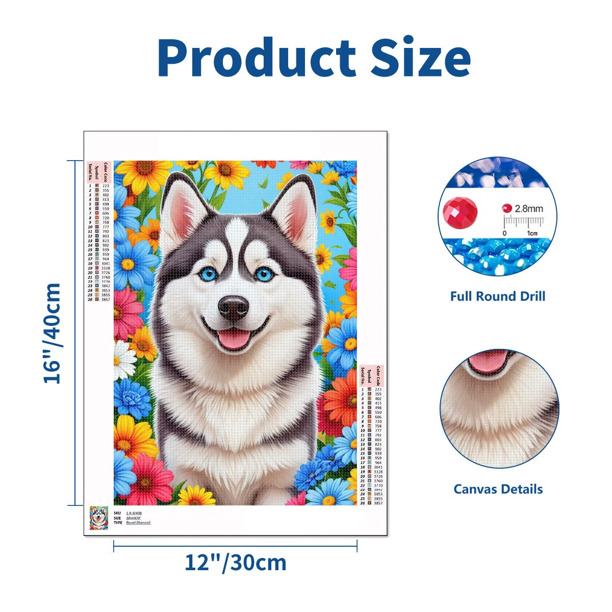 Siberian Husky Bouquet